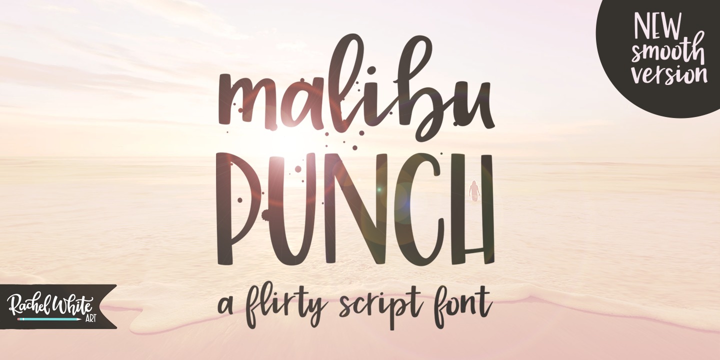 フォント Malibu Punch